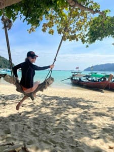 Similian Inseln schaukeln am Strand von Thailand