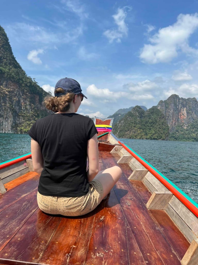 Longtail Boot im Khao Sok Nationalpark Thailand Highlight Rundreise