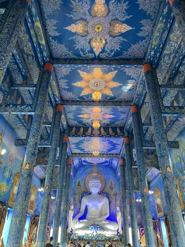 Blauer Tempel in Chiang Rai Thailand